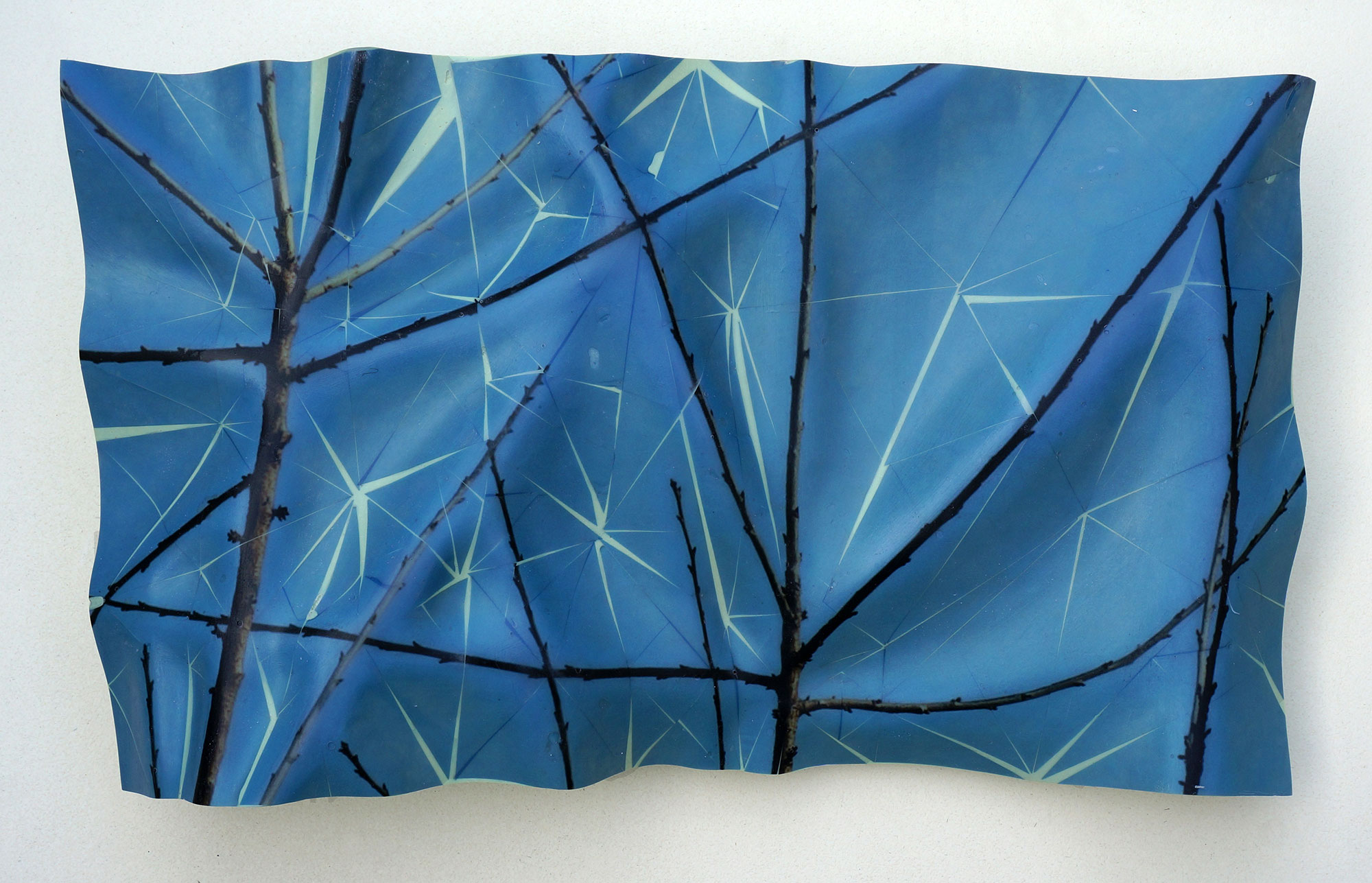 Tree Tops and Sky (Version 3), 2022, 41 x 68 x 19cms