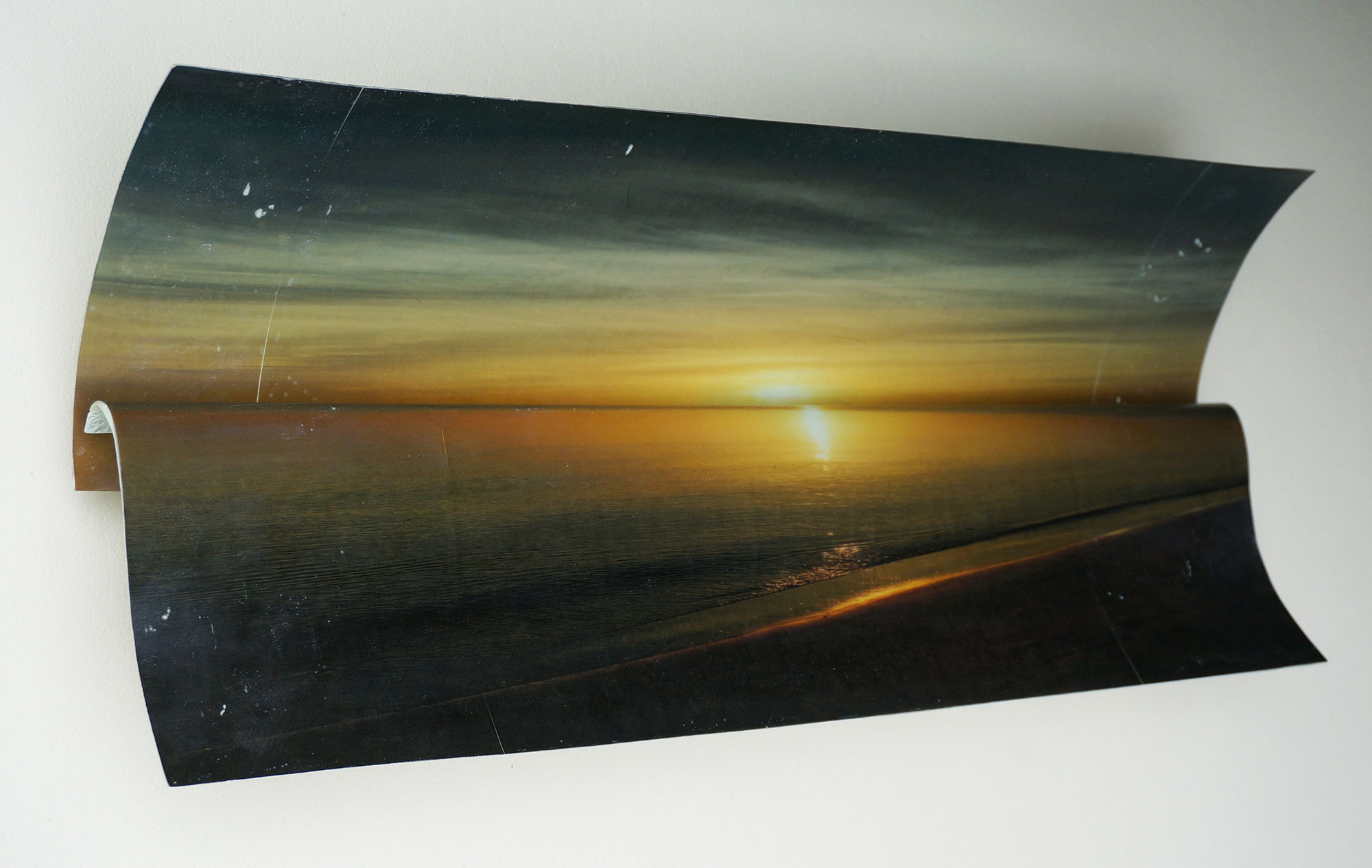 Sunset in Two Parts (Version 3), 2022, 27 x 70 x 13cms